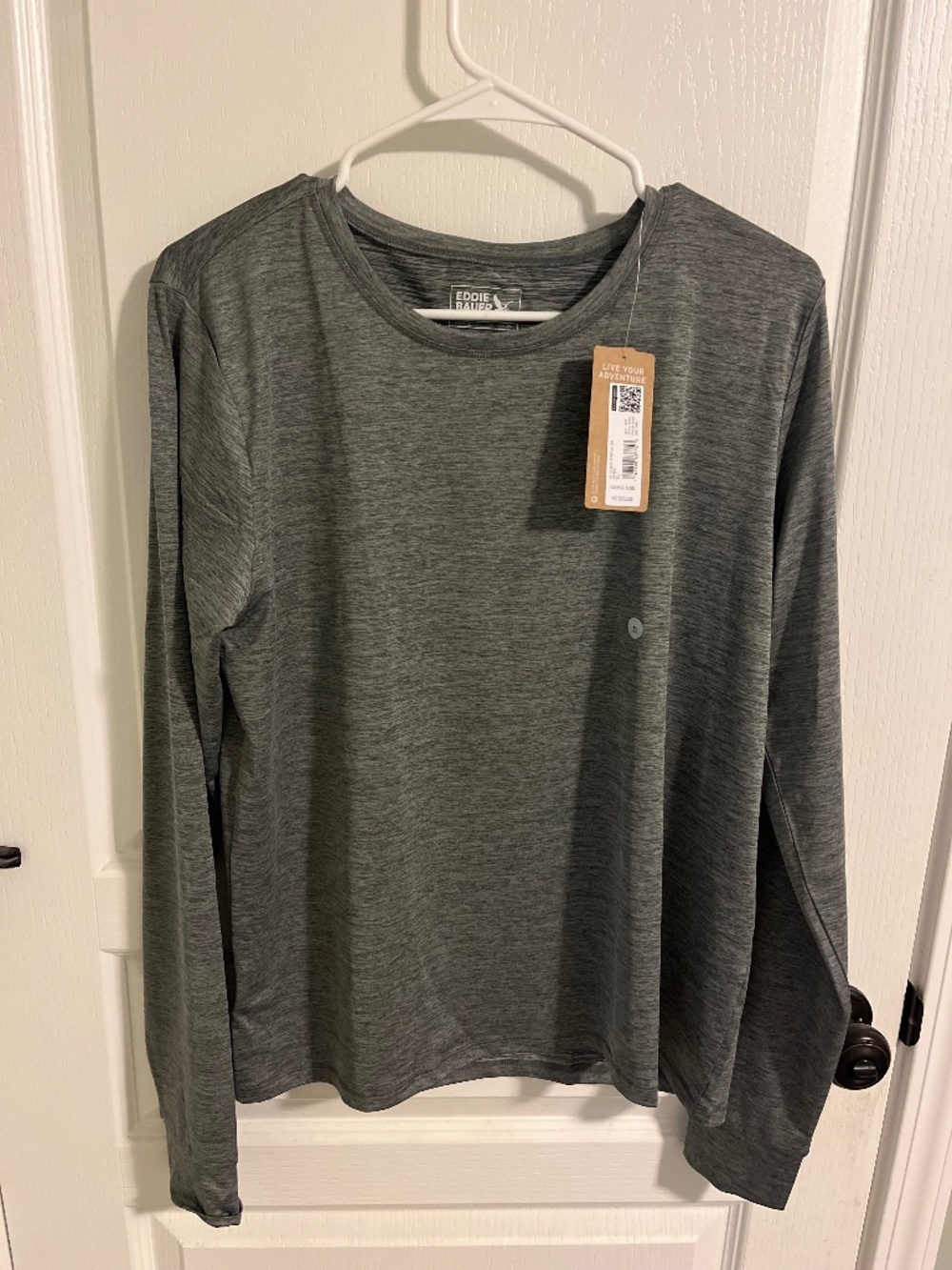 Eddie Bauer NWT Gray Active Longsleeve